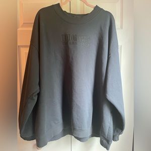 TAYLOR SWIFT ERAS BLUE CREWNECK SWEATSHIRT